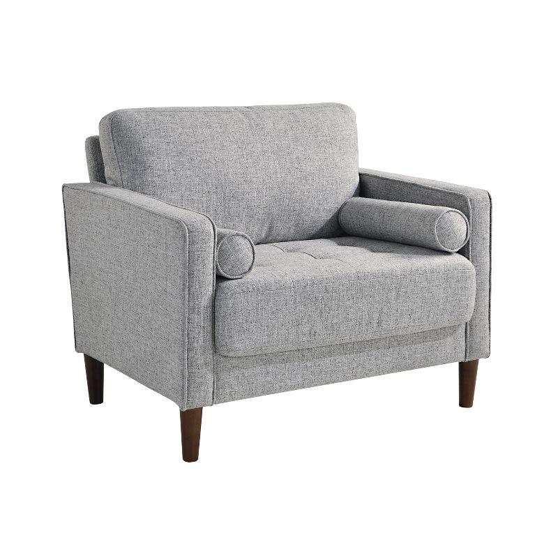 Lifestyle Solutions Giovanni Chair Woven Light Gray