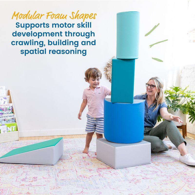 ECR4Kids SoftZone Climb and Crawl Playset, Building Blocks, 5-Piece & Reviews | Wayfair