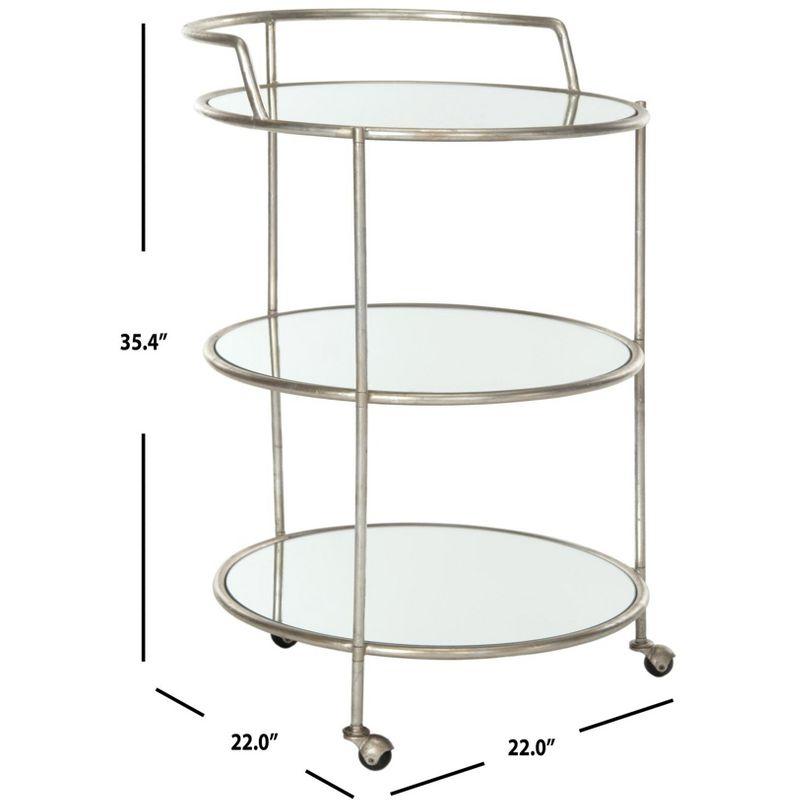Oxendine Metal Bar Cart