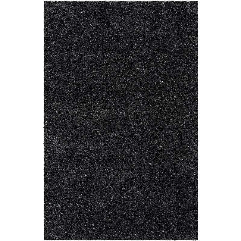 Milan Shag SG180 Power Loomed Indoor Area Rug - Dark Grey - 6'x9' - Safavieh