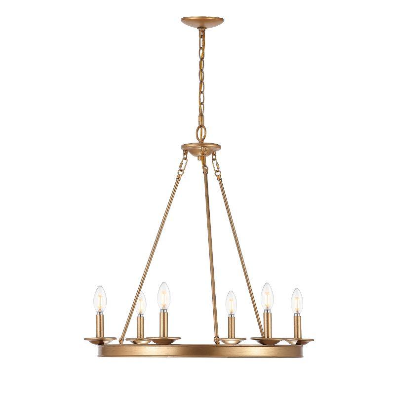 Joris 6 Light 26.25" Chandelier - CHA4015 - Gold - Safavieh