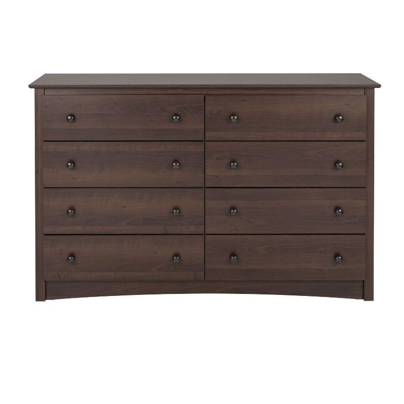 Fremont Espresso Horizontal 8-Drawer Dresser with Deep Storage