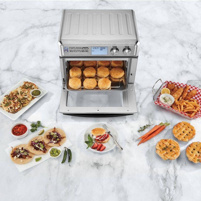 Cuisinart Digital Air Fryer Toaster Oven - Stainless Steel - TOA-95: 1800W, 28.5L Capacity, Dishwasher-Safe Parts