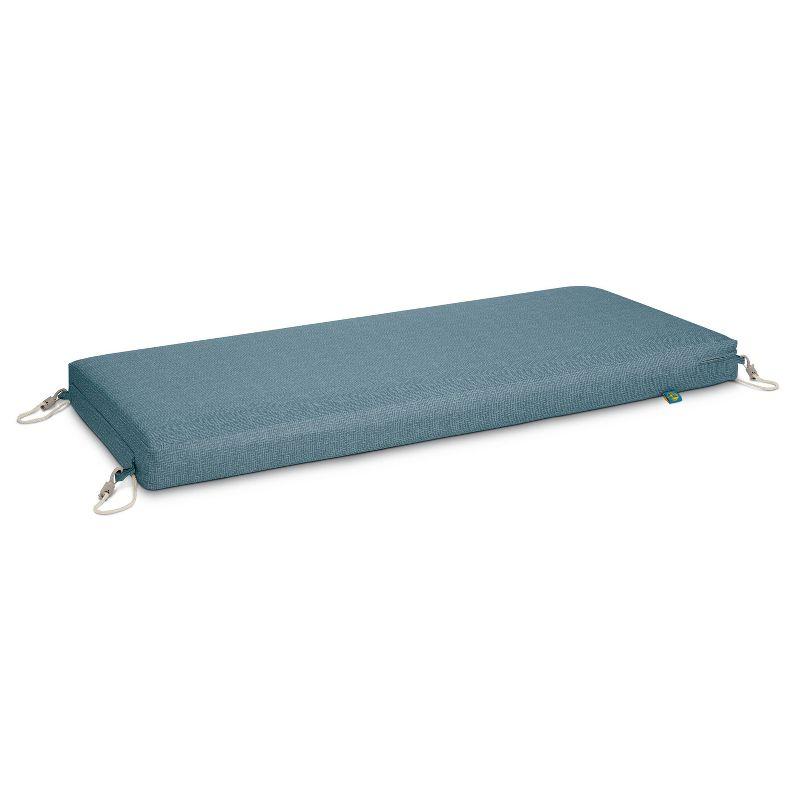 Blue Shadow Water-Resistant 59" Outdoor Bench Cushion