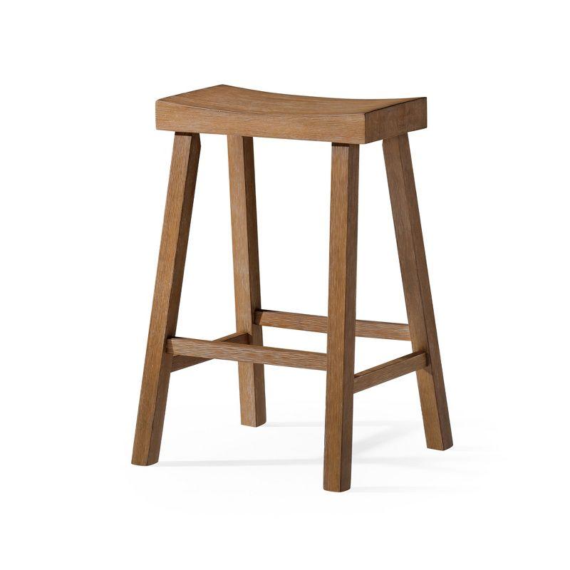 Maven Lane Vincent Wooden Kitchen Bar Stool