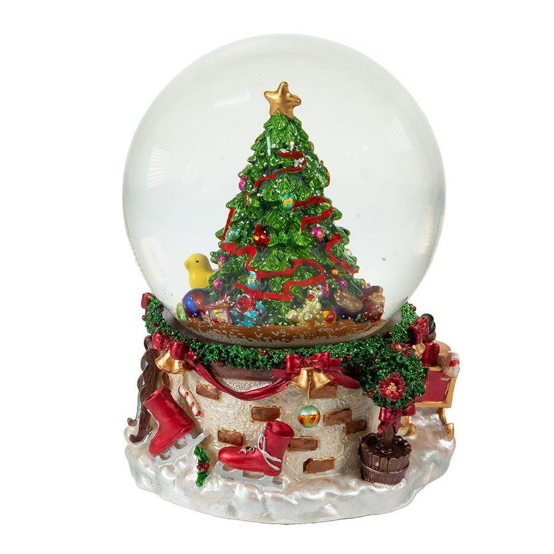 Kurt Adler 120MM Musical Christmas Tree Water Globe