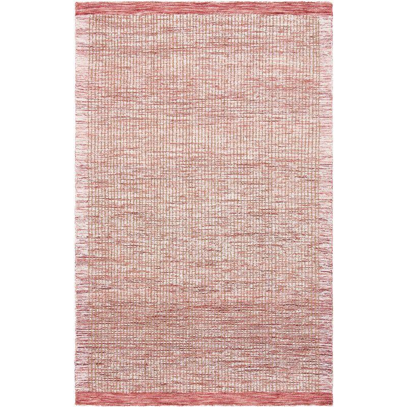 Metro MET151 Hand Tufted Indoor Area Rug - Ivory/Red - 5'x8' - Safavieh