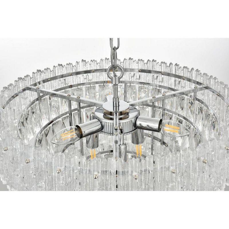 Elegant Lighting Emilia 6 - Light Pendant in  Chrome