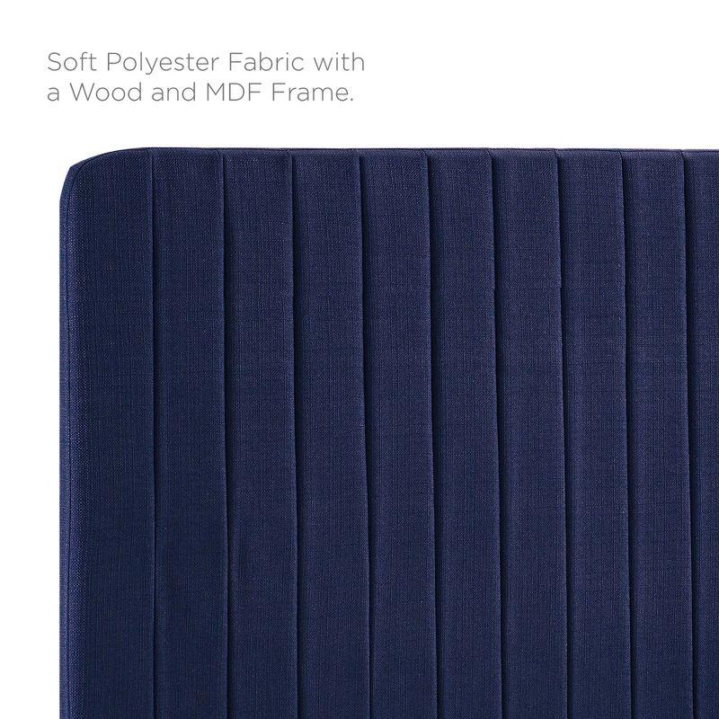 Milenna Channel Tufted Performance Velvet Headboard