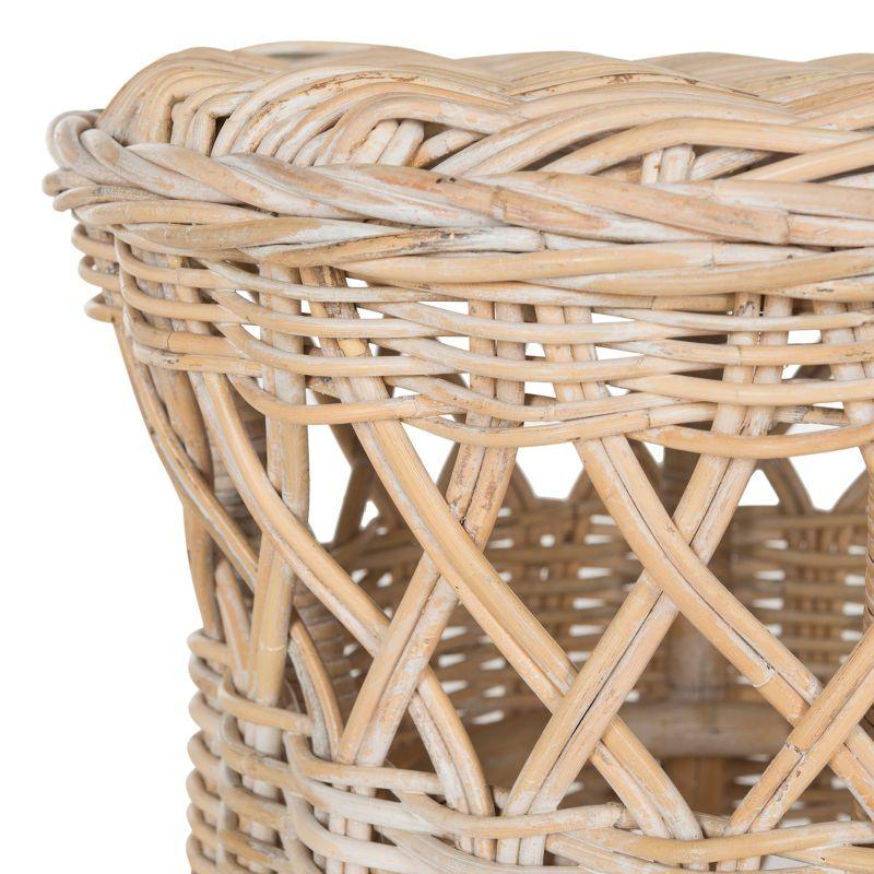 Desta Wicker Round Table - Natural - Safavieh.