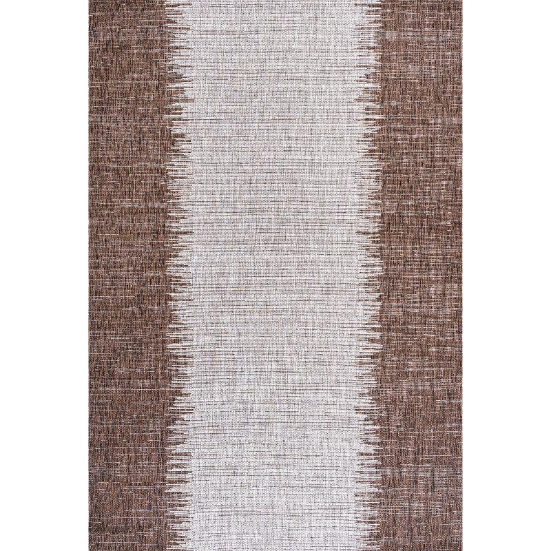 Tavira Modern Strie' Indoor/Outdoor Runner Rug - JONATHAN Y