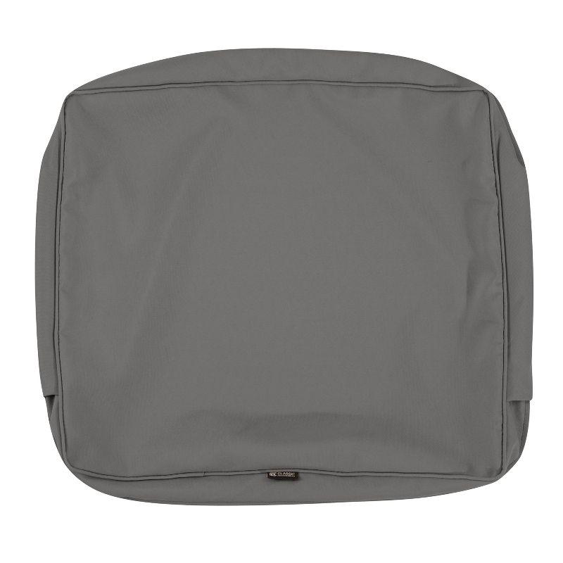 Classic Accessories 25"x22" Montlake Water Resistant Patio Lounge Back Cushion: FadeSafe, Zippered
