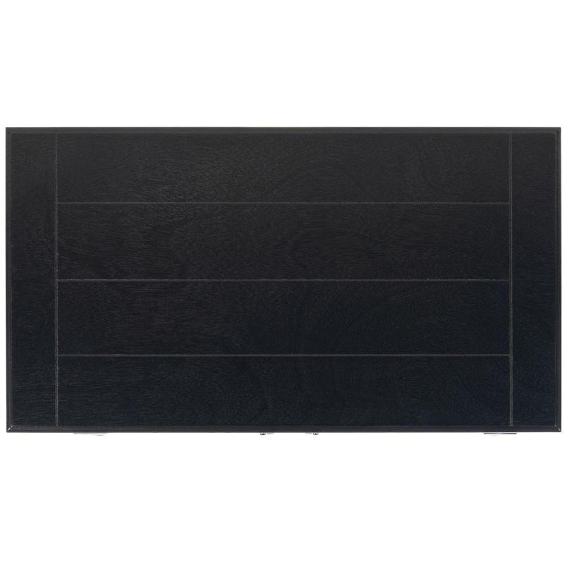 Primrose 3 Drawer Console Table - CNS5707B - Black - Safavieh