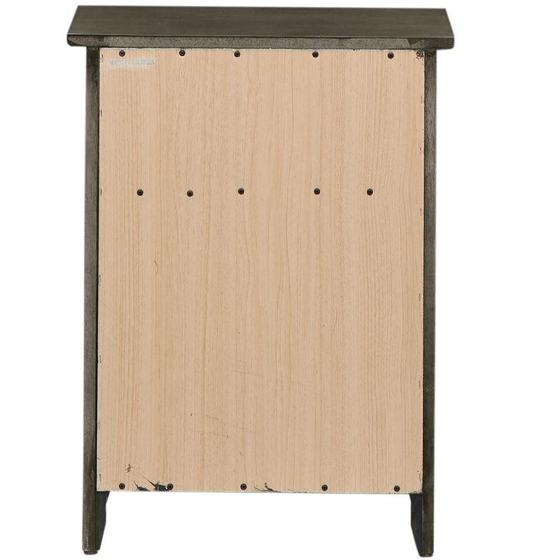 Passion Furniture Lzzy 1-Drawer Nightstand (25 in. H x 19 in. W x 15 in. D)