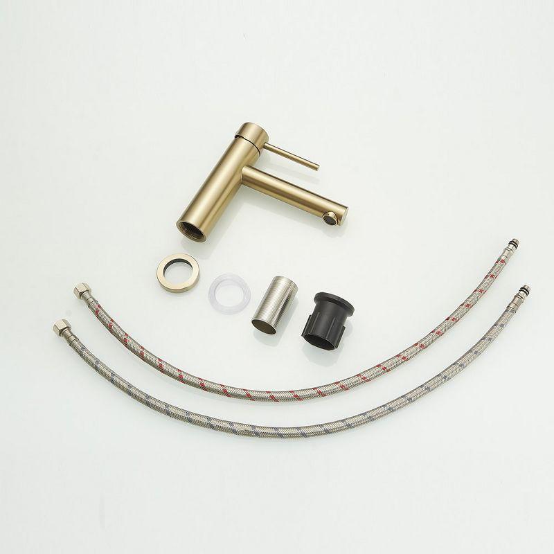 Single-Hole Single-handle Bathroom Faucet with Drain Assembly