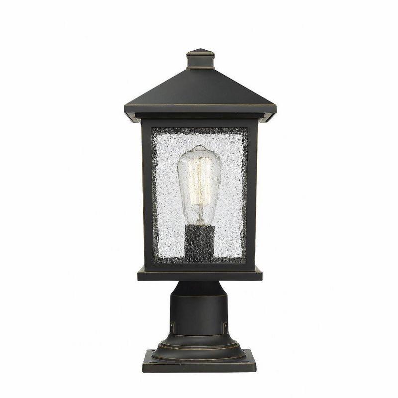 Z-Lite Portland 1 - Light Lantern in  Oil Rubbed Bronze