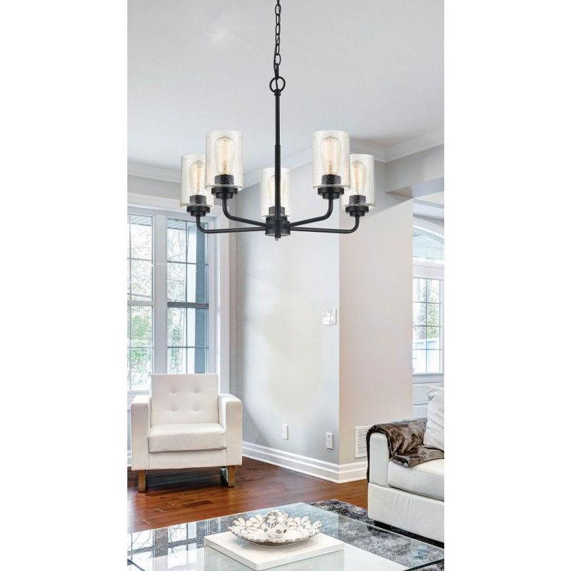 Millennium Lighting Moven 5 - Light Chandelier in  Matte Black