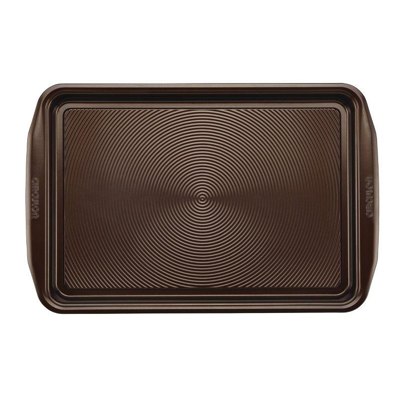 Circulon 2pc Nonstick Cookie Sheet Set Merlot: Steel Bakeware, Even-Heating, Oven & Dishwasher-Safe, Lifetime Warranty