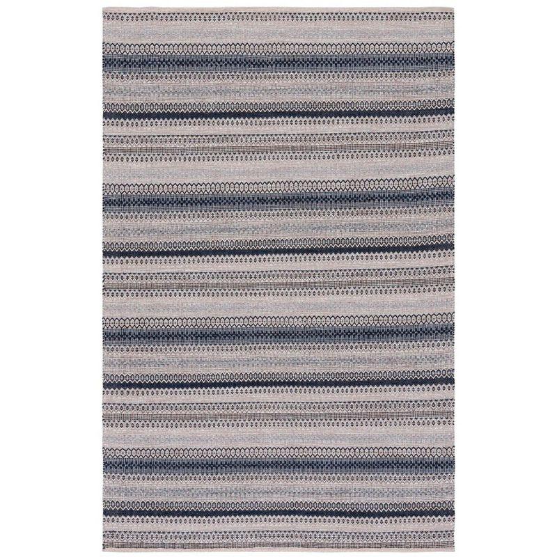Kilim KLM475 Hand Woven Area Rug - Grey/Black - 6'x9' - Safavieh.