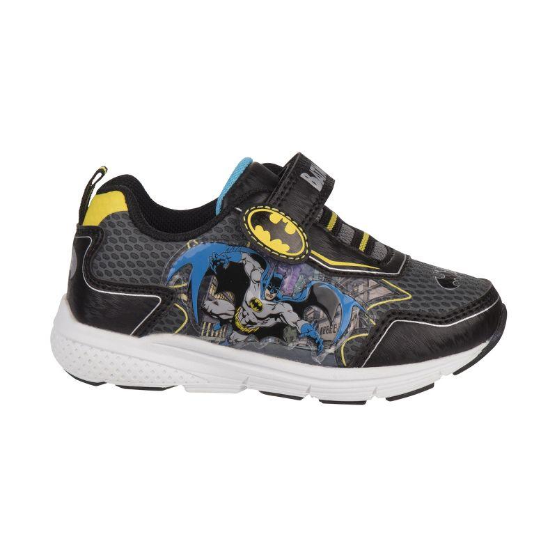 DC Comics Batman Boys Sneakers w/ One White Light (Toddler)