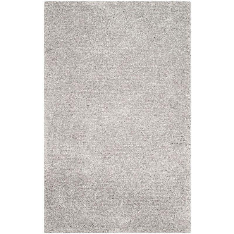 Ultimate Shag SGU211 Hand Tufted Indoor Accent Rug - Silver/Silver - 3'x5' - Safavieh.