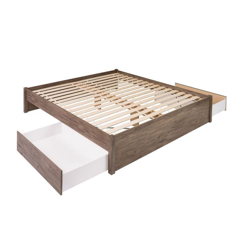 Select 4 - Post Platform Bed with 2 Drawers - Prepac