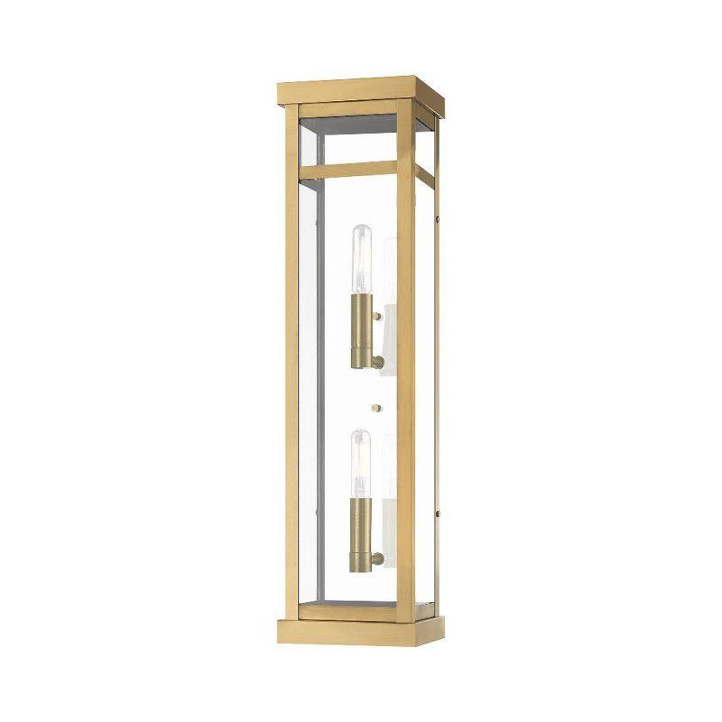 Livex Lighting Hopewell 2 - Light Wall Light in  Antique Brass