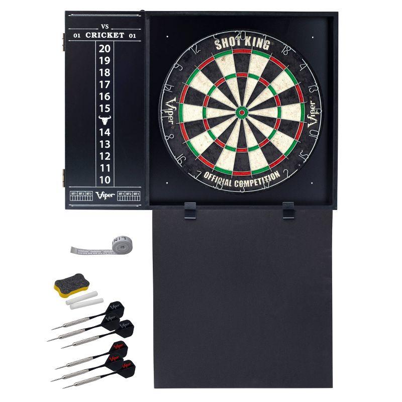 Viper Viper Steadfast Bristle Dartboard and Backboard Set with Darts