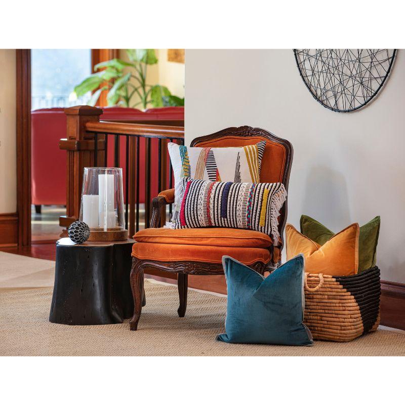 Flange Loden Velvet Down Blend Throw Pillow