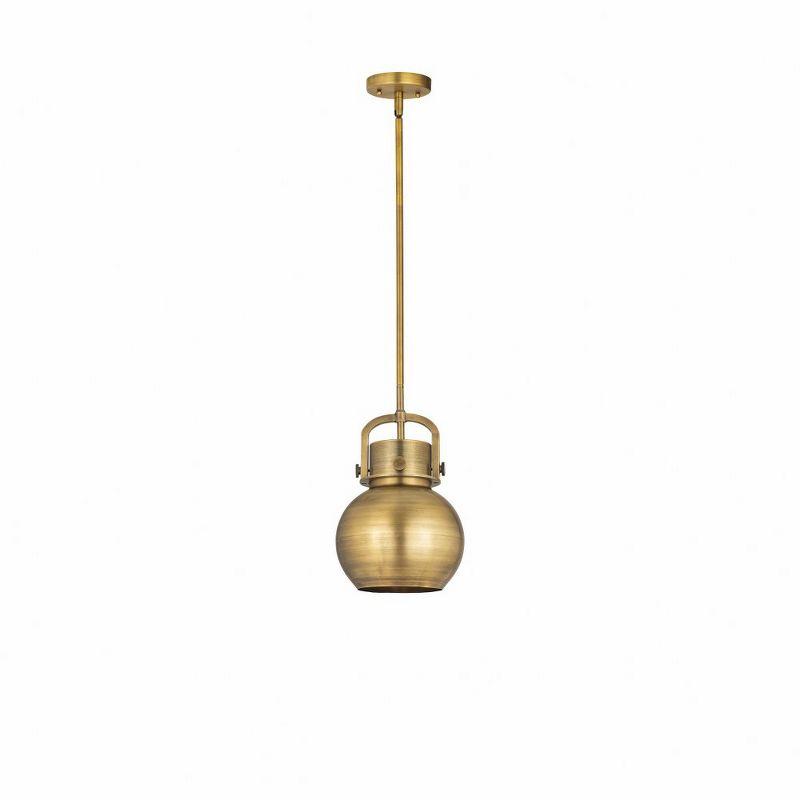 Innovations Lighting Newton Sphere 1 - Light Pendant in  Brushed Brass