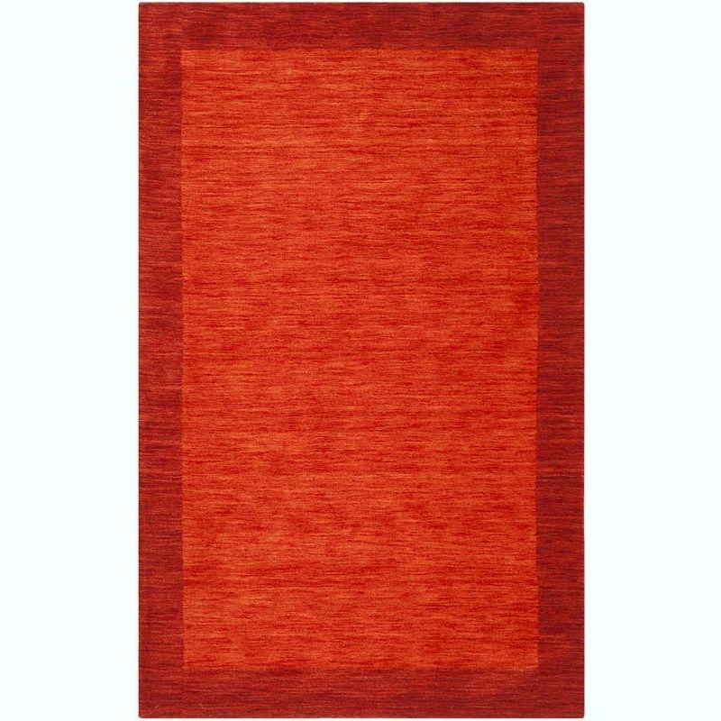 Himalaya HIM587 Hand Loomed Area Rug - Red - 5'x8' - Safavieh.