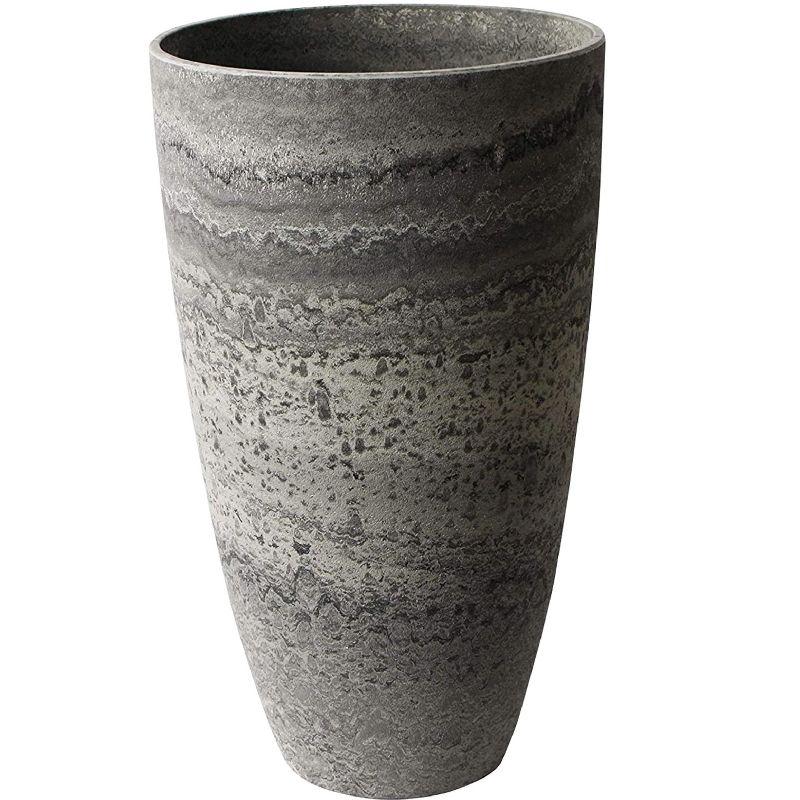 Algreen Acerra Curved Yard & Patio Vase Garden Planter