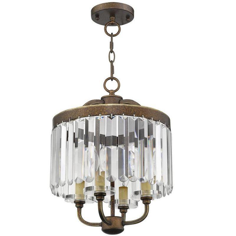 Livex Lighting Ashton 4 - Light Chandelier in  Hand Painted Palacial Bronze