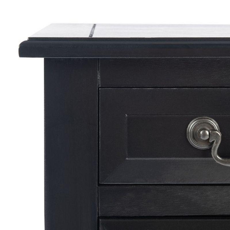 Primrose 3 Drawer Console Table - CNS5707B - Black - Safavieh