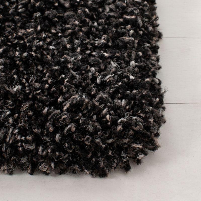 Evolution Shag EVO520 Power Loomed Area Rug - Charcoal - 5'3"x7'6" - Safavieh.