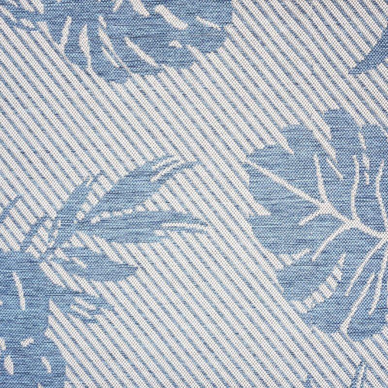 Tommy Bahama Palm Coastal Indoor/Outdoor Area Rug, Silver/Blue