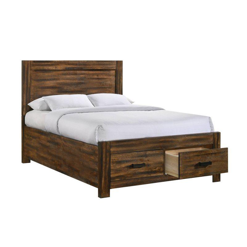 Wren Platform Storage Bed Chestnut - Picket House Furnishings