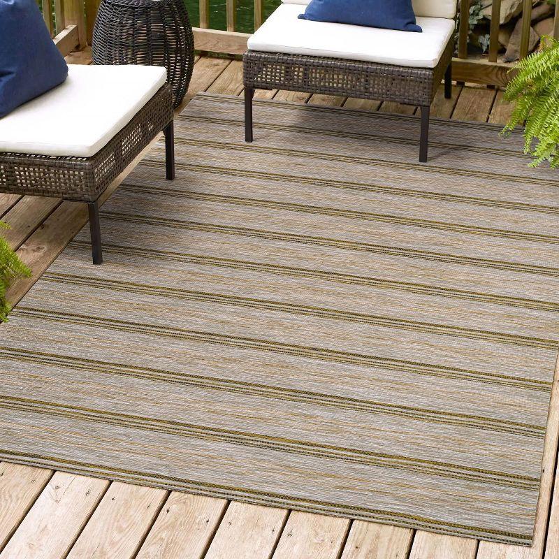 Bo Modern Farmhouse Wide Stripe Area Rug  - JONATHAN Y