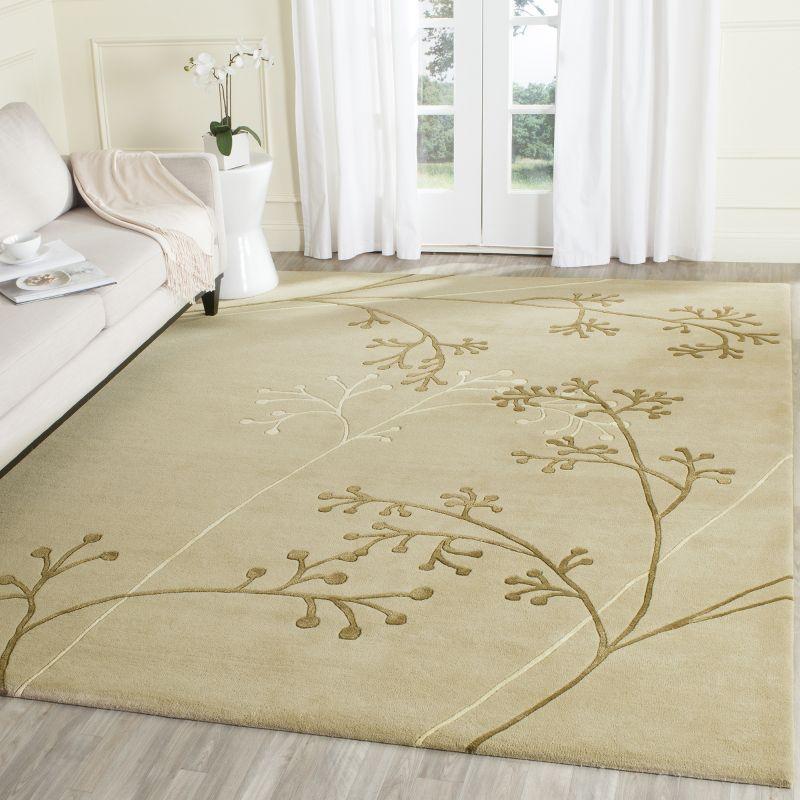 Soho SOH305 Hand Tufted Indoor Area Rug - Sage - 7'6"x9'6" - Safavieh
