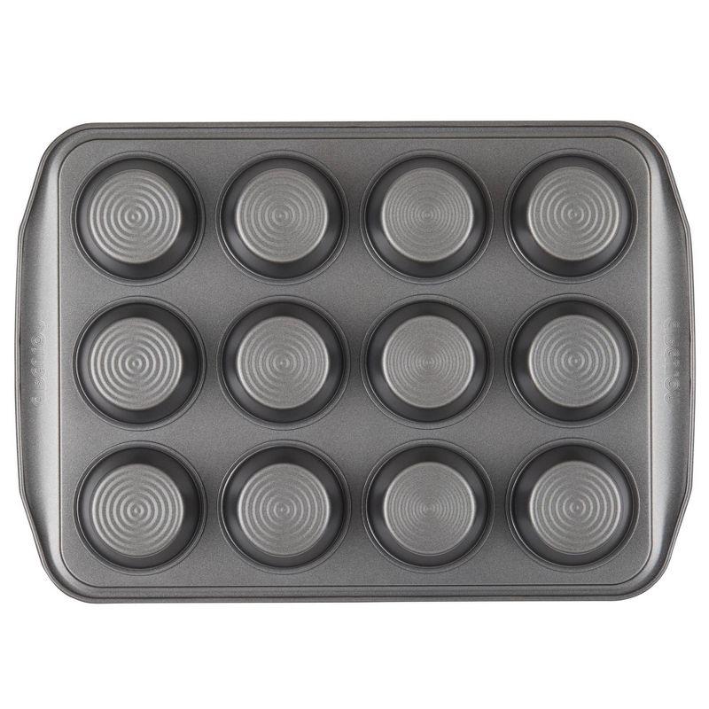 Circulon 12 Cup Muffin Pan Gray