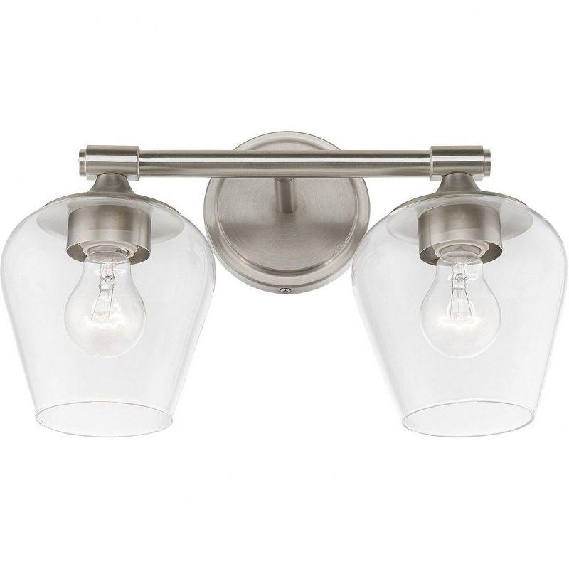 Livex Lighting Willow 2 - Light Vanity in  Brushed Nickel
