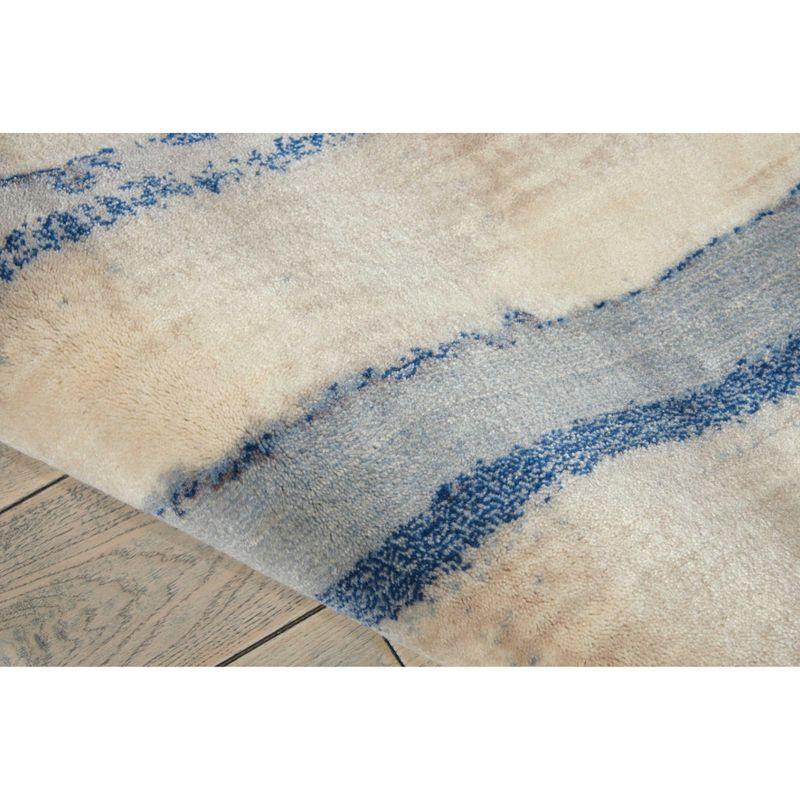 Nourison Somerset Ivory Blue Area Rug ST18 9'6" x 13'