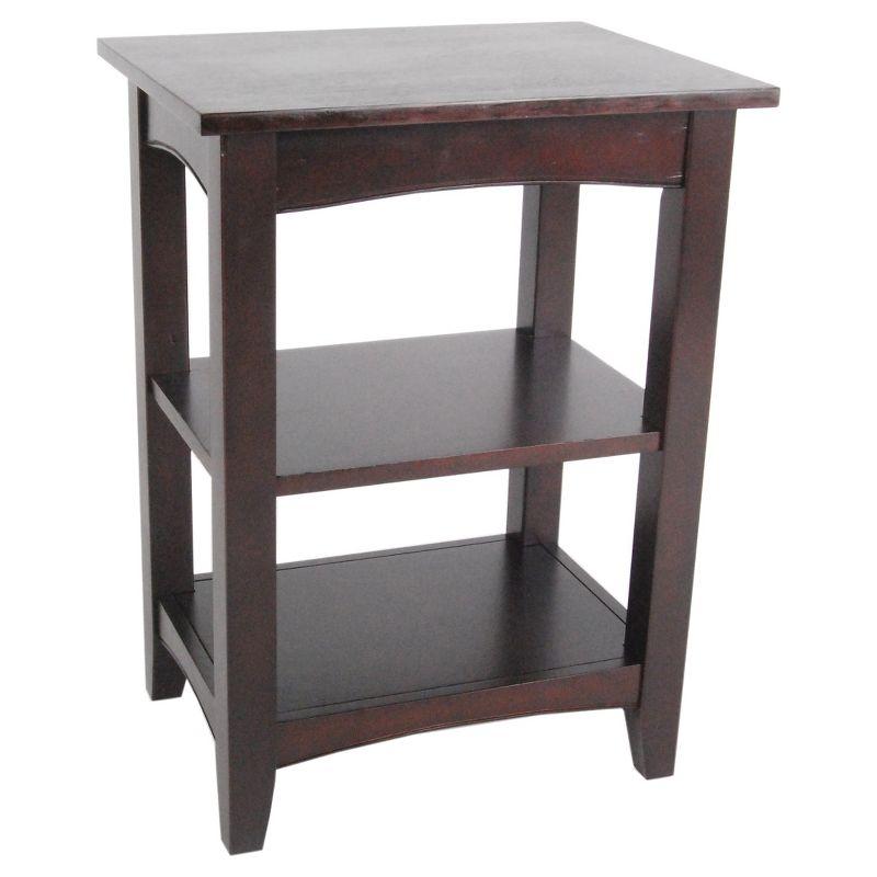 Shaker Cottage Wood 2 Shelf End Table - Alaterre Furniture