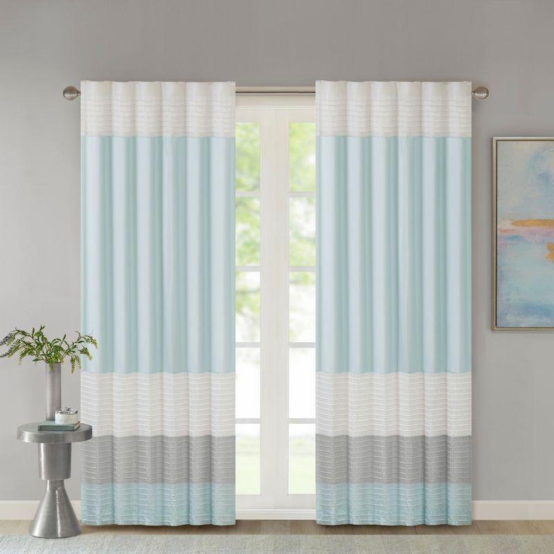 Amherst Polyoni Pintuck Curtain Panel