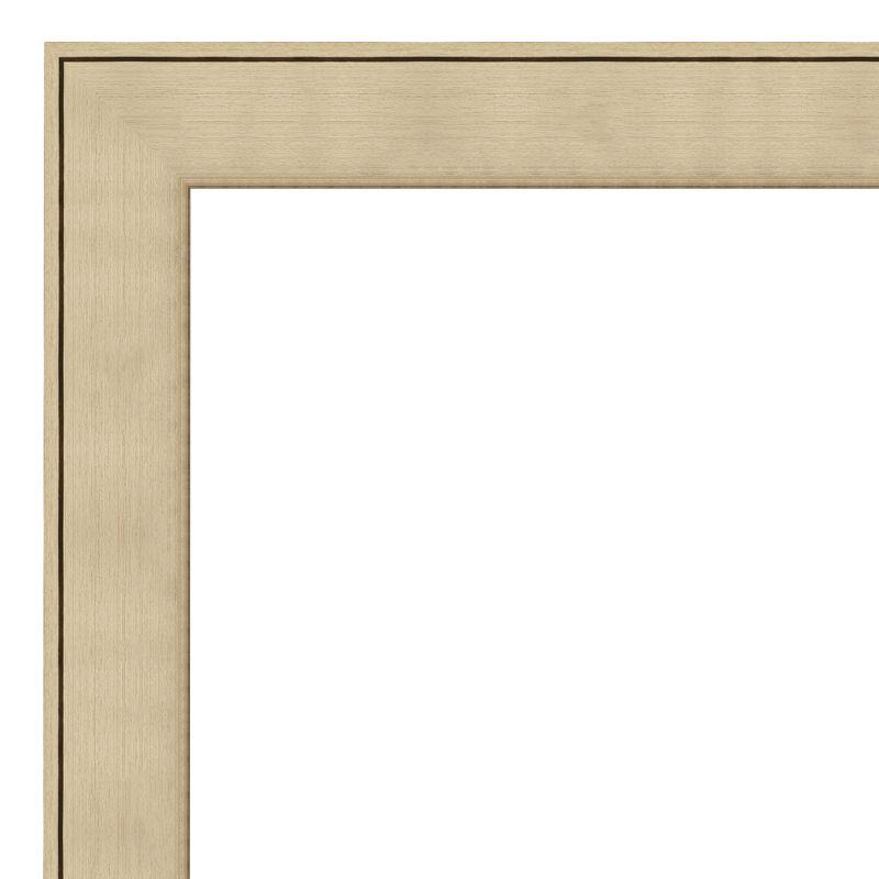 Amanti Art Classic Honey Silver Beveled Framed Wall Mirror