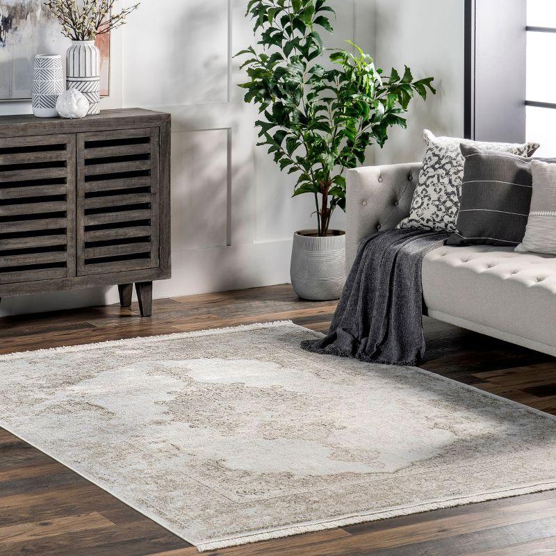 Nuloom Cantrell Faded Transitional Fringe Indoor Area Rug