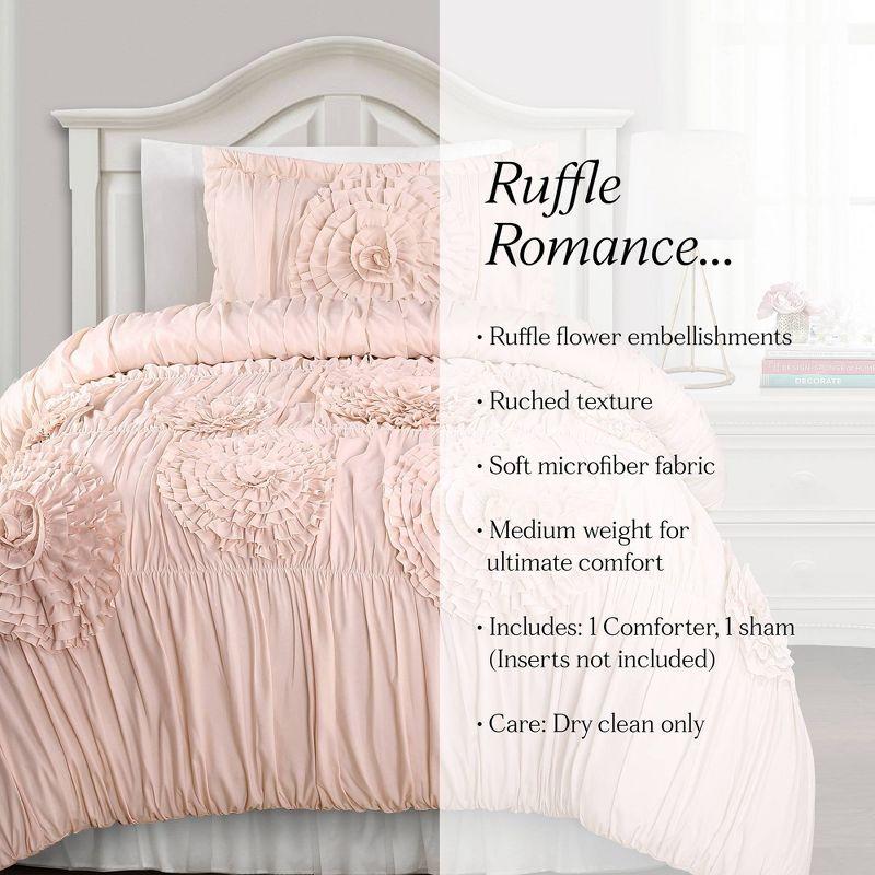 Lush Decor Serena Microfiber Traditional Comforter Set