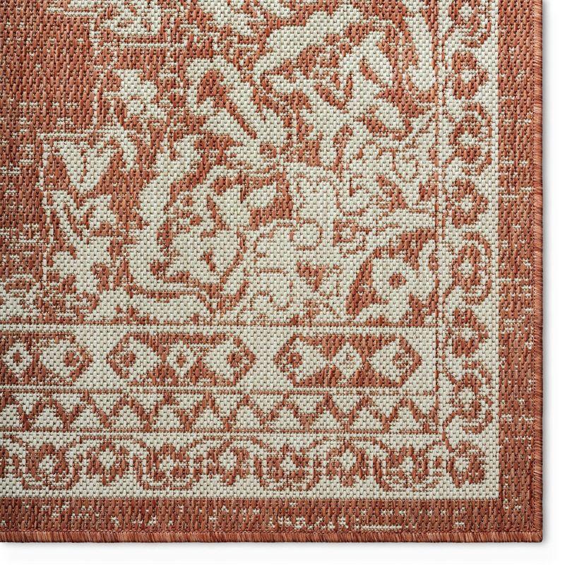 Terracotta Medallion 8' x 10' Indoor/Outdoor Synthetic Area Rug