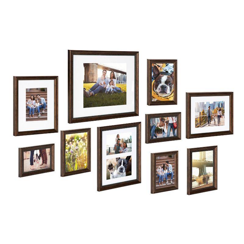 White Traditional Wall Picture Frame Set - 10 Piece