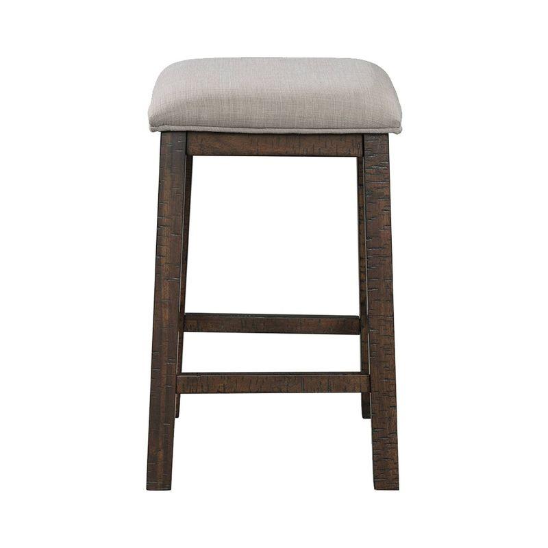 Enrico Multipurpose Bar Table Set Brown - Picket House Furnishings: Includes 3 Stools, USB Outlet